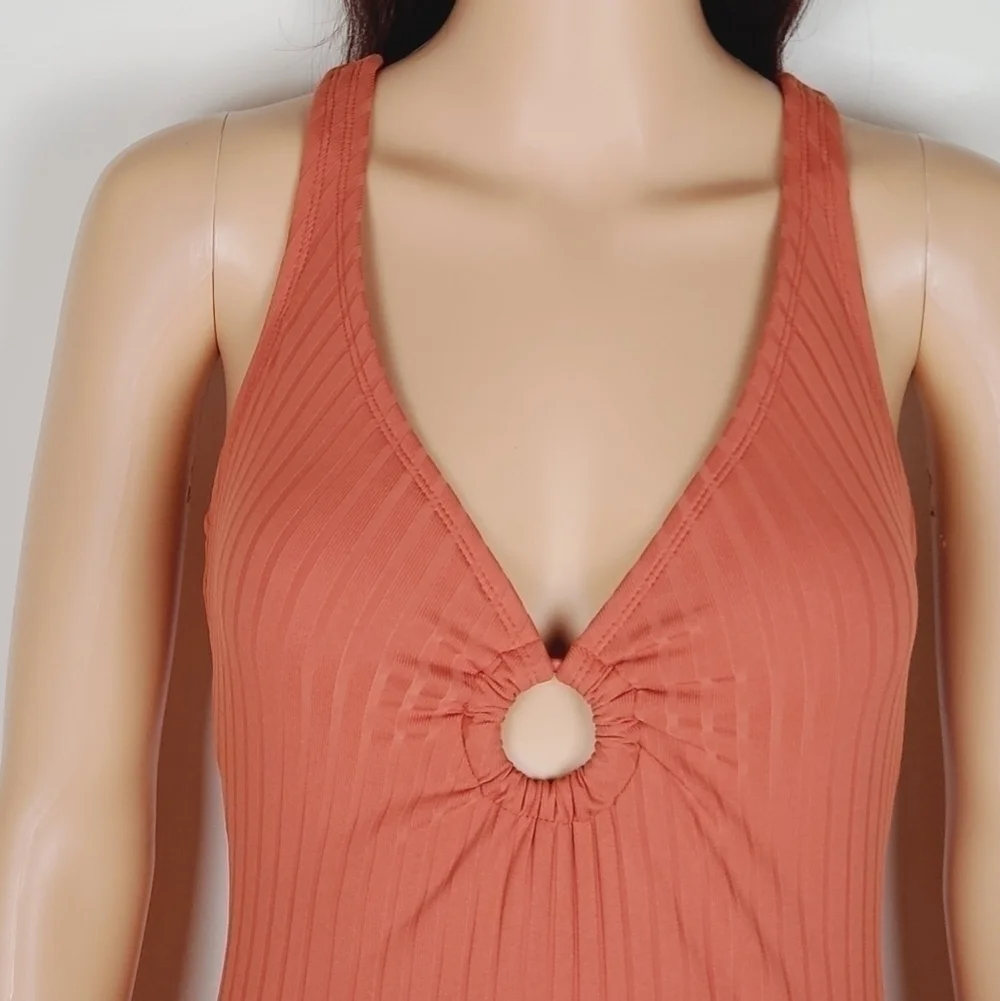 Kona Sol one piece swimsuit Size S rust color
